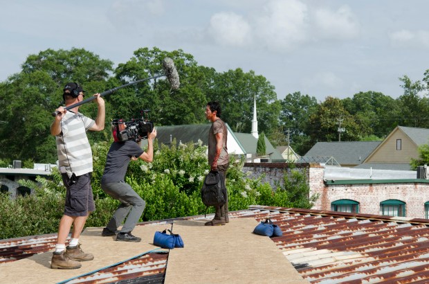Steven Yeun as Glenn Rhee - The Walking Dead _ Season 6, Episode 7 - Photo Credit: Gene Page/AMC