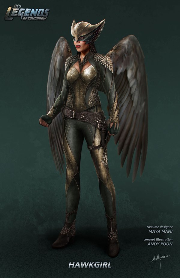 DC’s Legends of Tomorrow_Hawkgirl_Concept Art