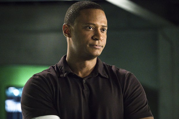 Arrow -- "A.W.O.L." -- Image AR411A_0177b.jpg -- Pictured: David Ramsey as John Diggle -- Photo: Liane Hentscher/ The CW -- ÃÂ© 2016 The CW Network, LLC. All Rights Reserved.