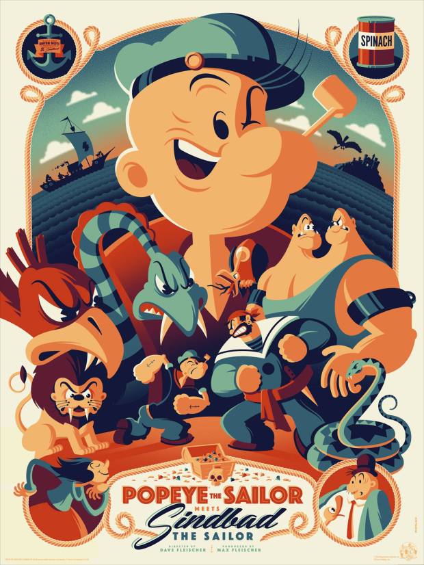 POPEYE THE SAILOR MEETS SINDBAD THE SAILOR_Standard Edition_by TOM WHALEN