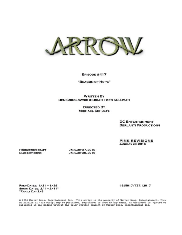 Arrow_S04E17_Title and Credits