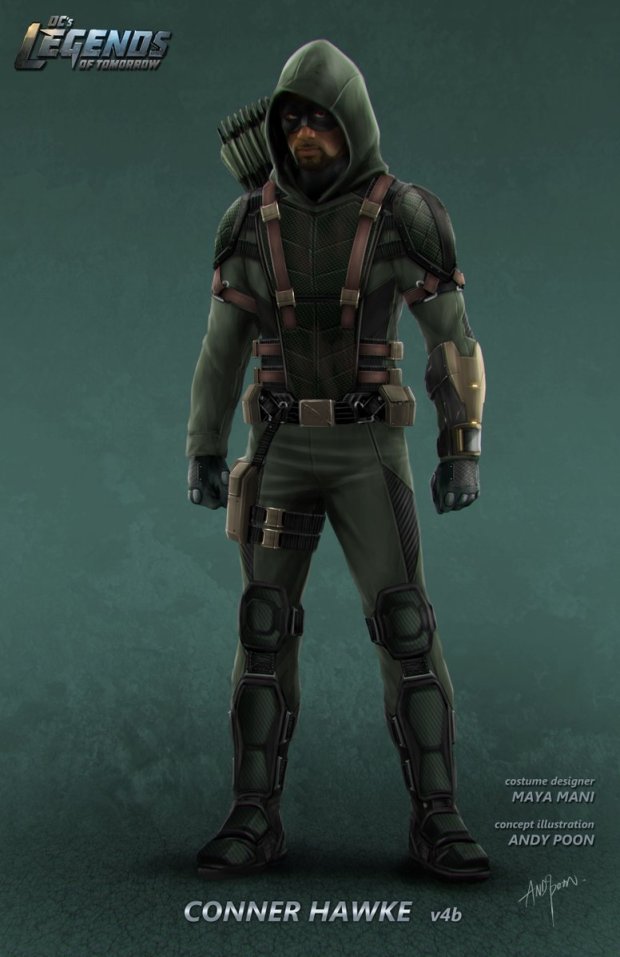 Legends of Tomorrow_S02_Green Connor Hawke_Concept Art