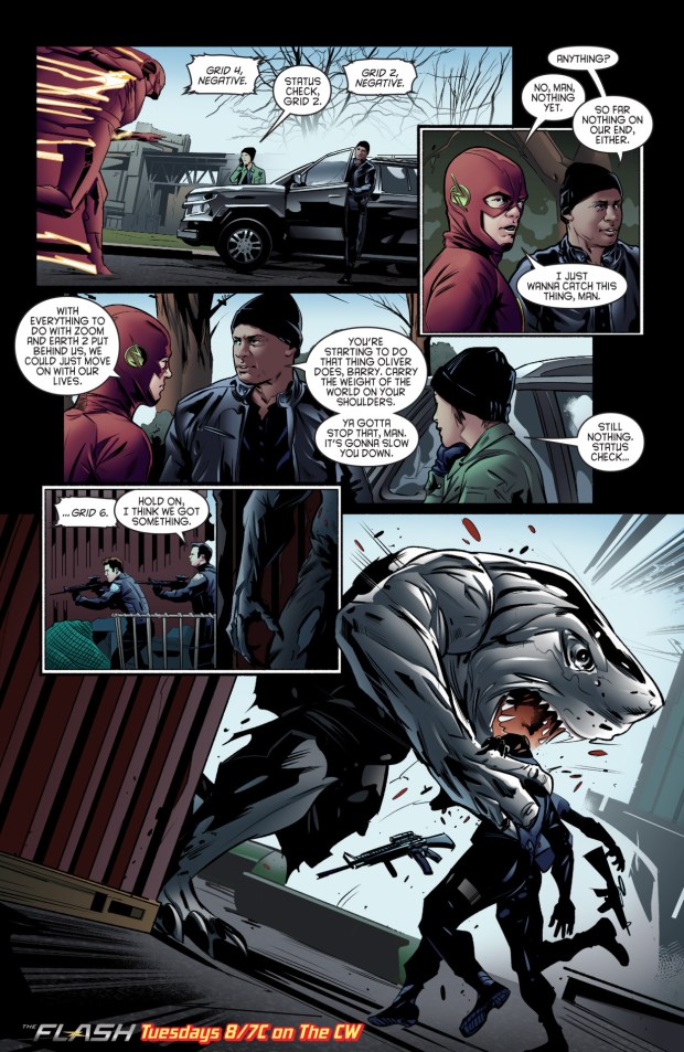 The Flash_Season 2_King Shark Comic Preview