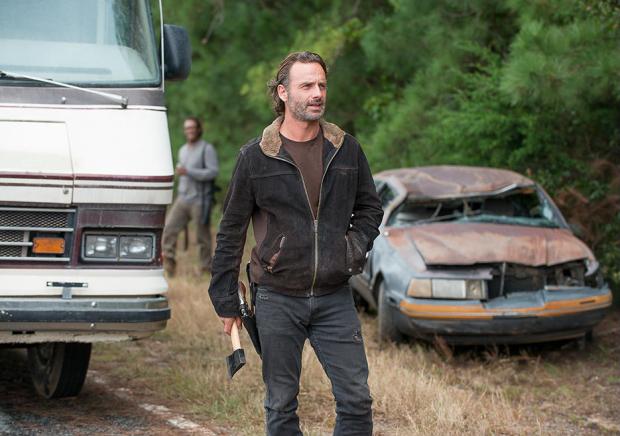 Rick Grimes (Andrew Lincoln) in Episode 12 (Photo by Gene Page/AMC)