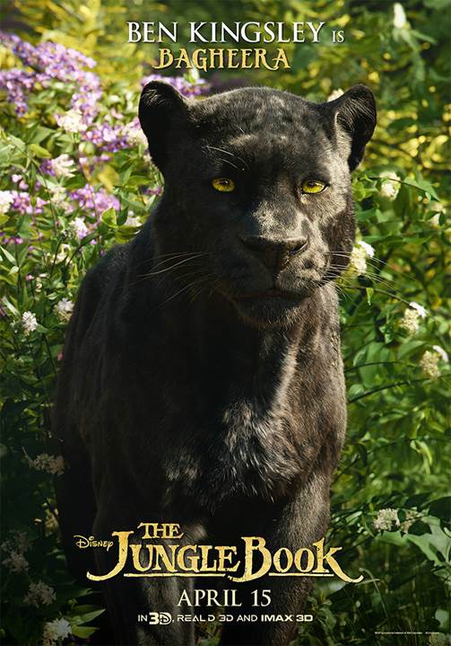 Seven New Character Posters For ‘The Jungle Book’ – We Geek Girls