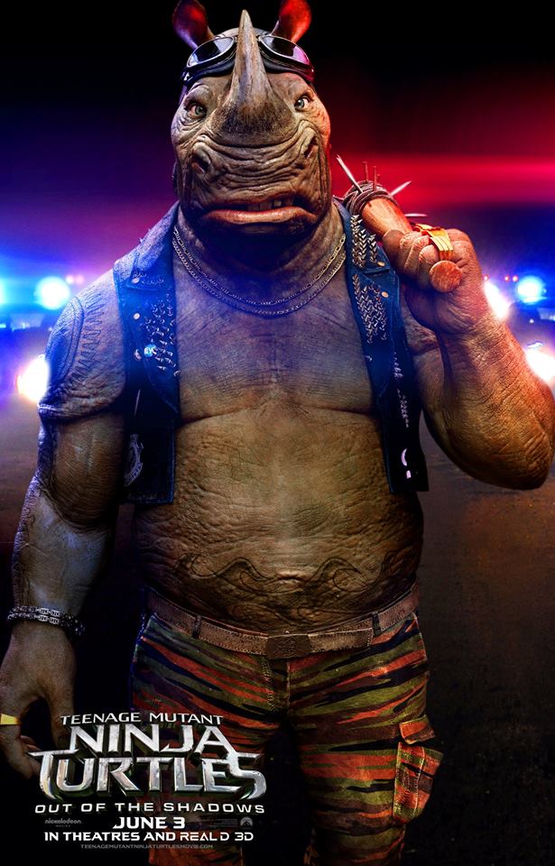 TMNT2_Rocksteady_Character Poster