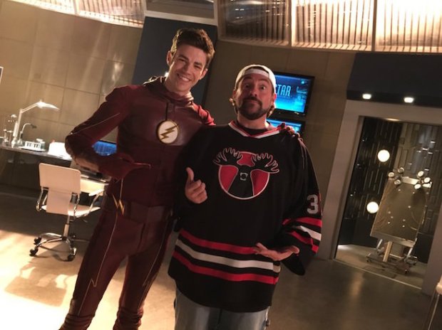 The Flash_Kevin Smith and Grant Gustin