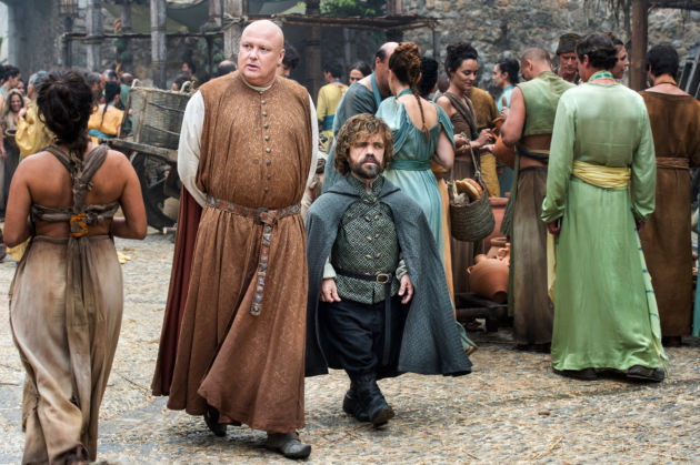 nleth Hill as Varys and Peter Dinklage as Tyrion Lannister Credit: Macall B. Polay/HBO