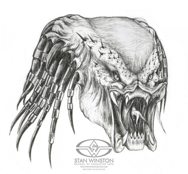 Stan Winston's original PREDATOR design.