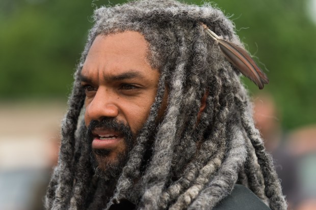 Khary Payton as Ezekiel - The Walking Dead _ Season 7, Episode 2 - Photo Credit: Gene Page/AMC