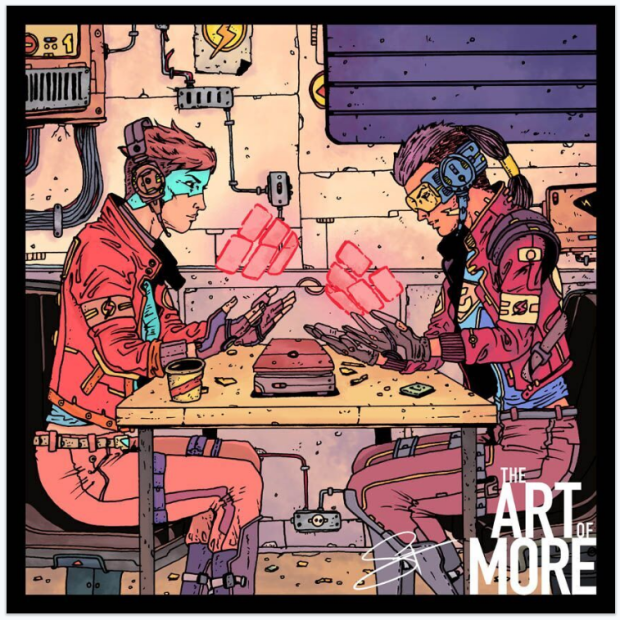 art-of-more-salvador-anguiano-poster-posse-one-last-game