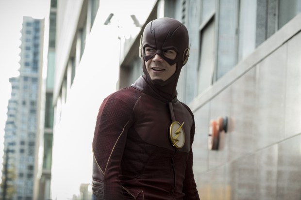 The Flash -- "Borrowing Problems from the Future" -- Image FLA310a_0096b.jpg -- Pictured: Grant Gustin as The Flash -- Photo: Katie Yu/The CW -- ÃÂ© 2016 The CW Network, LLC. All rights reserved.