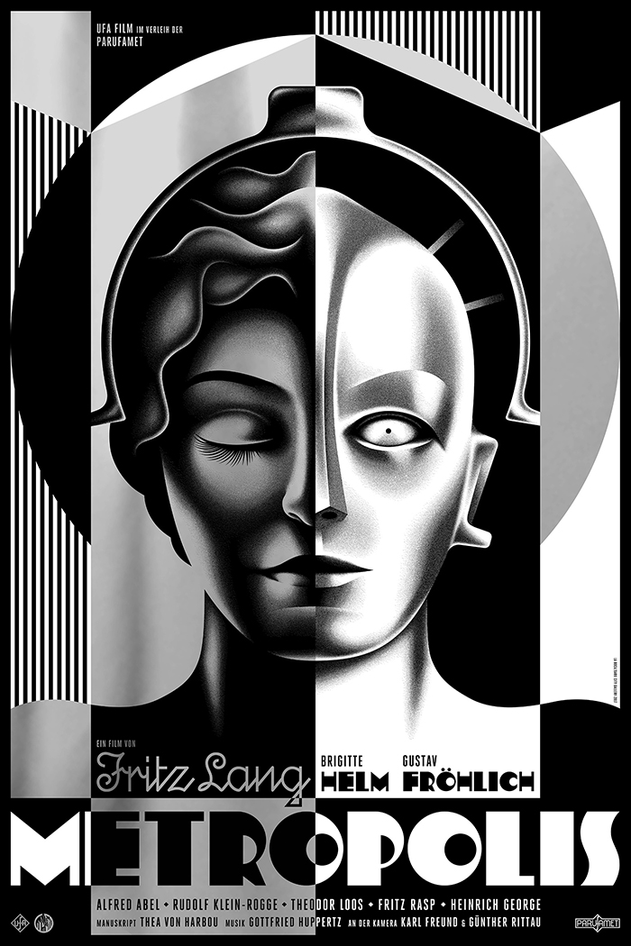 Metropolis Visual ‘Metropolis’ 90th Anniversary Posters By La Boca – We Geek Girls